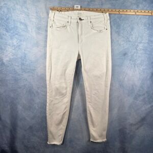McGuire Newton White Skinny Jeans‎ Raw Hem Size 31 18B